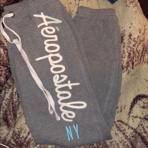 Grey Aeropostale sweat pants